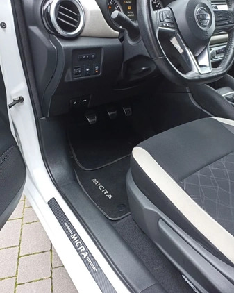 Nissan Micra cena 42499 przebieg: 62150, rok produkcji 2017 z Sieradz małe 106